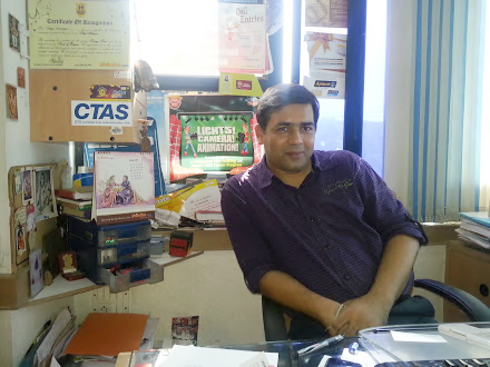 A photograph of Mr. Sanjay Khimesara, Director - Arena Animation - GBS, Indore